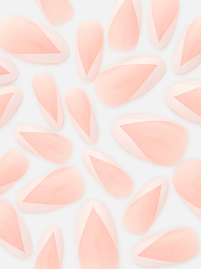 PS... Pointed Gloss Faux Nails