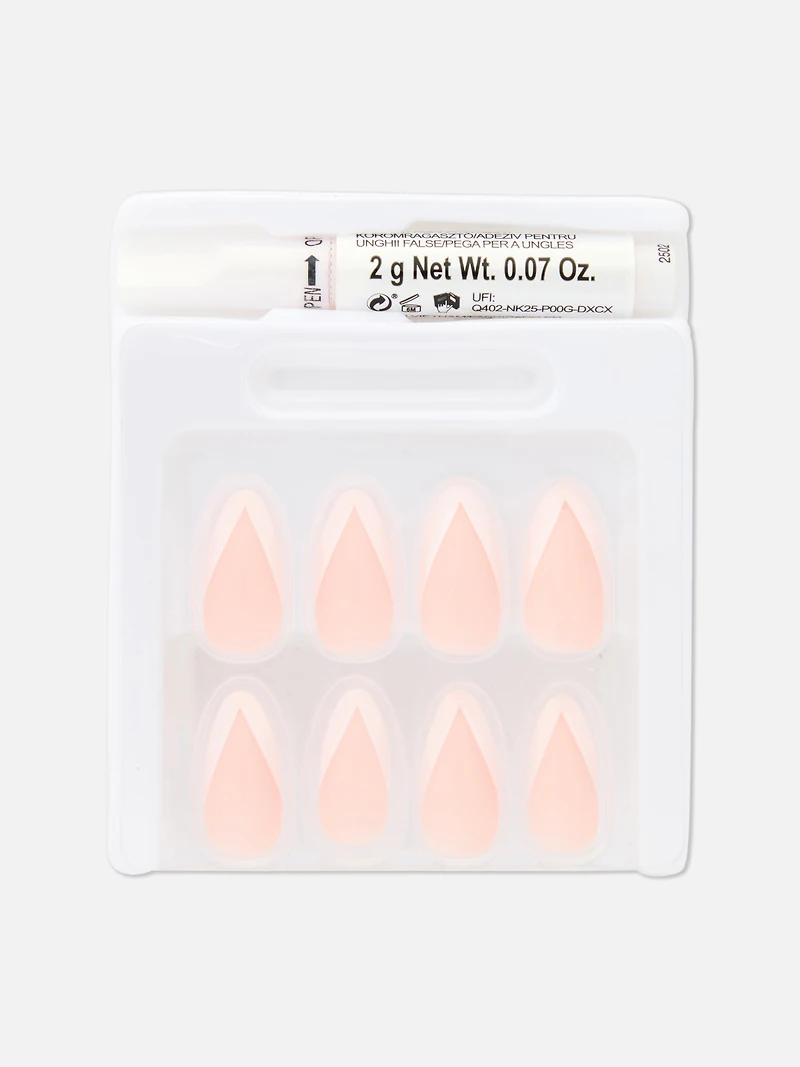 PS... Pointed Gloss Faux Nails