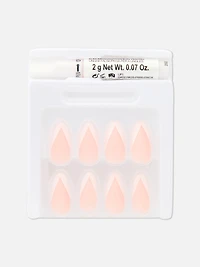 PS... Pointed Gloss Faux Nails