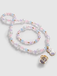 3-Piece Unicorn Beaded Jewelry Set