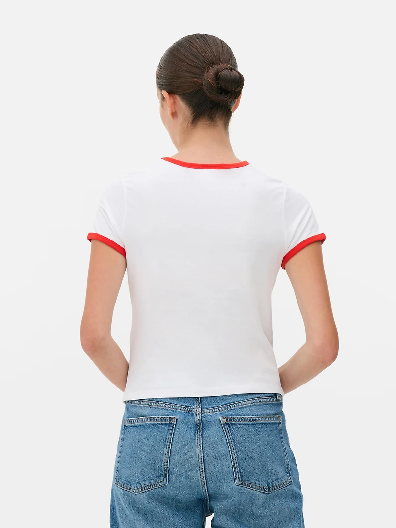 Stranger Things Hellfire Club Ringer T-Shirt