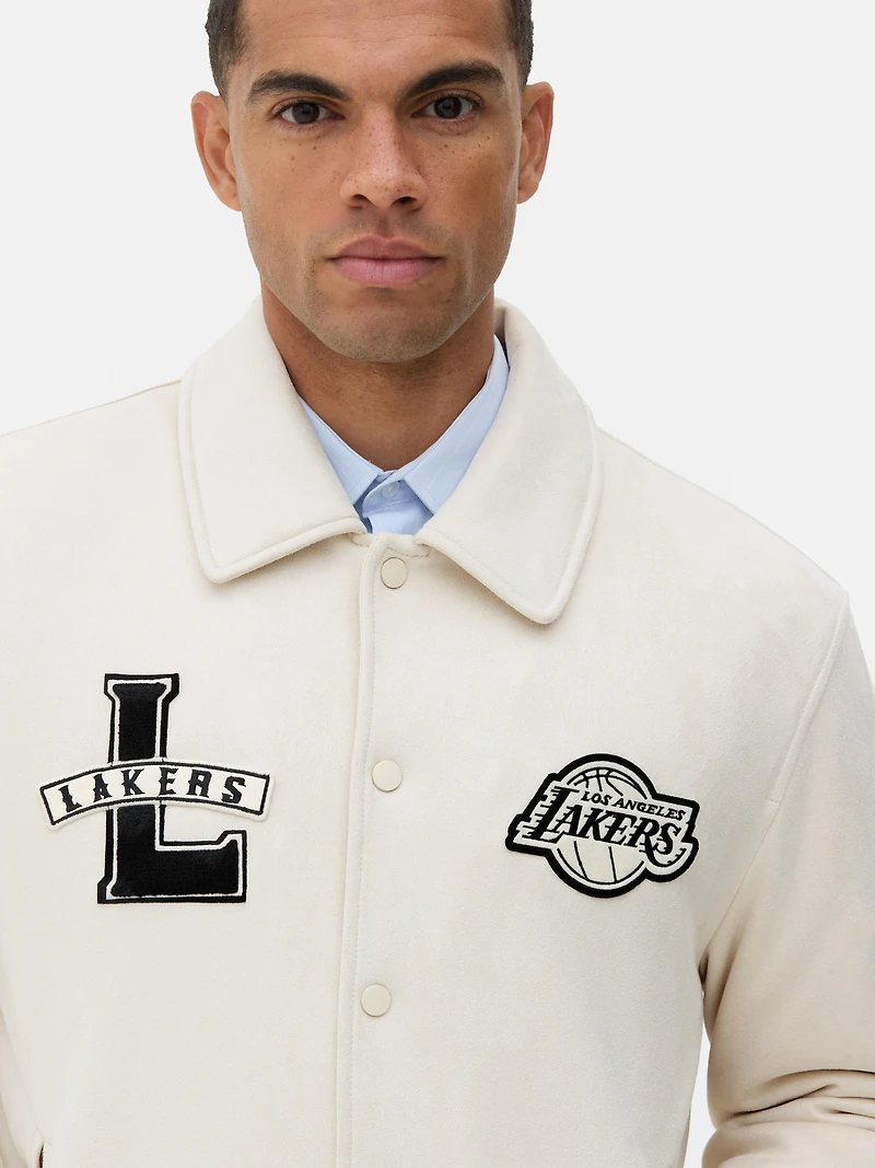 NBA Los Angeles Lakers Collared Varsity Jacket
