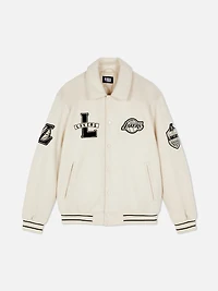 NBA Los Angeles Lakers Collared Varsity Jacket