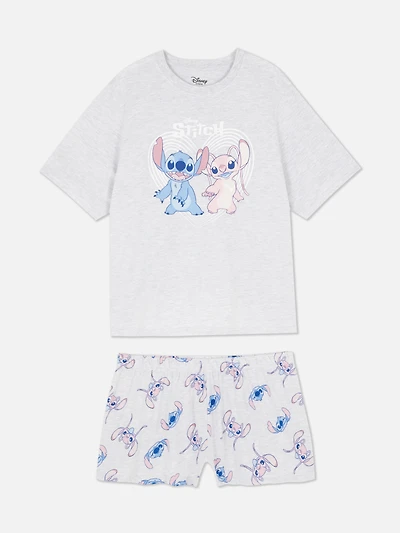 Disney's Stitch Graphic Shorty Pajamas