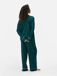 Satin Boyfriend Pajamas