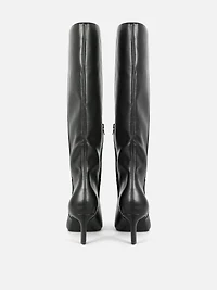 Paula Echevarría Knee High Heeled Boots
