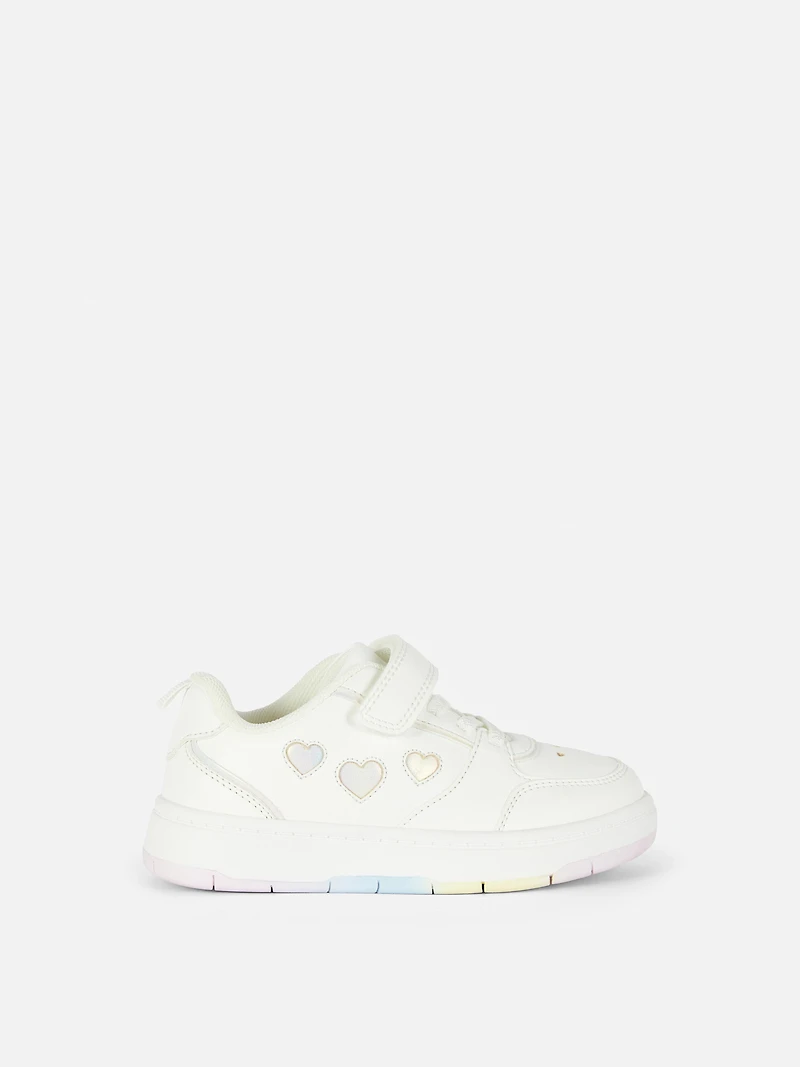 Heart Low-Top Sneakers