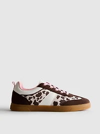 Animal-Print Gum-Sole Sneakers