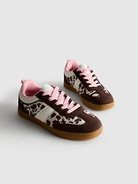 Animal-Print Gum-Sole Sneakers