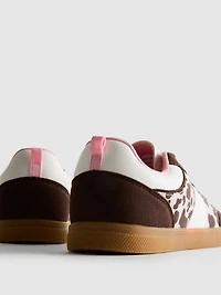 Animal-Print Gum-Sole Sneakers