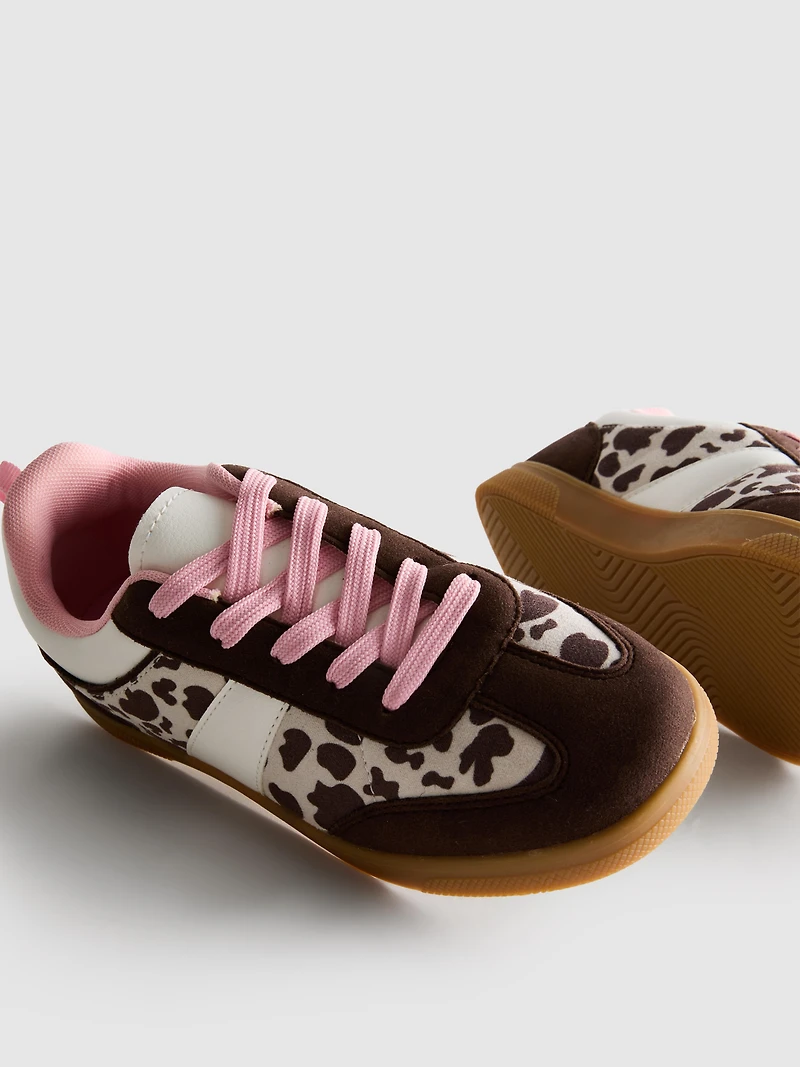 Animal-Print Gum-Sole Sneakers