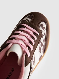 Animal-Print Gum-Sole Sneakers