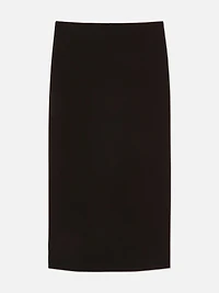 Crepe Midi Skirt