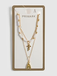 Layered Initial Necklace