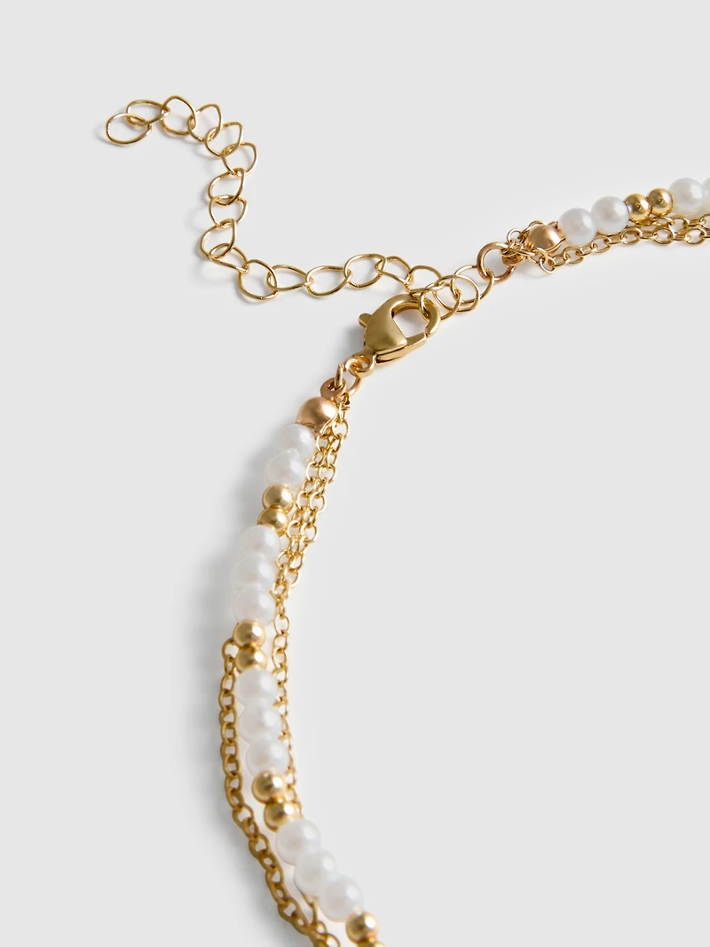 Layered Initial Necklace