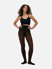 Velvet Spotted Plush Tights