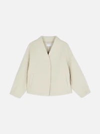 The Edit Boxy Collarless Jacket