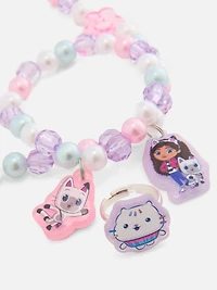 3-Piece Gabby’s Dollhouse Beaded Jewellery Set