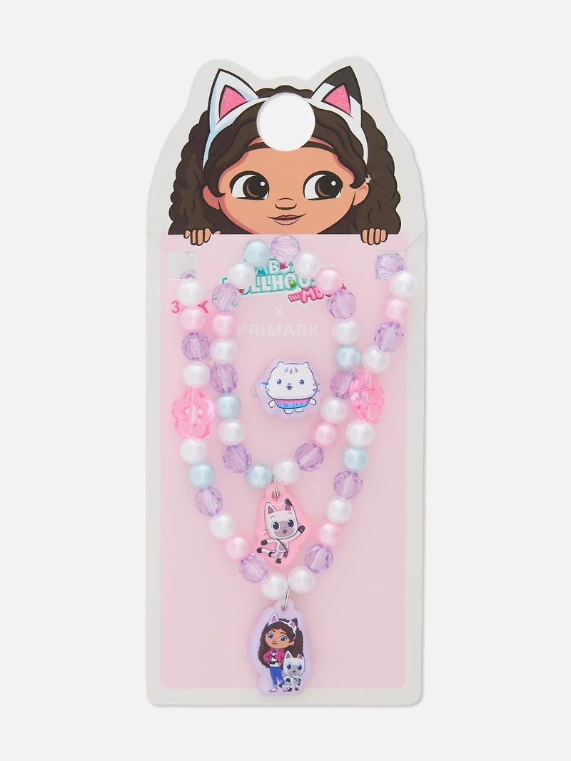 3-Piece Gabby’s Dollhouse Beaded Jewellery Set