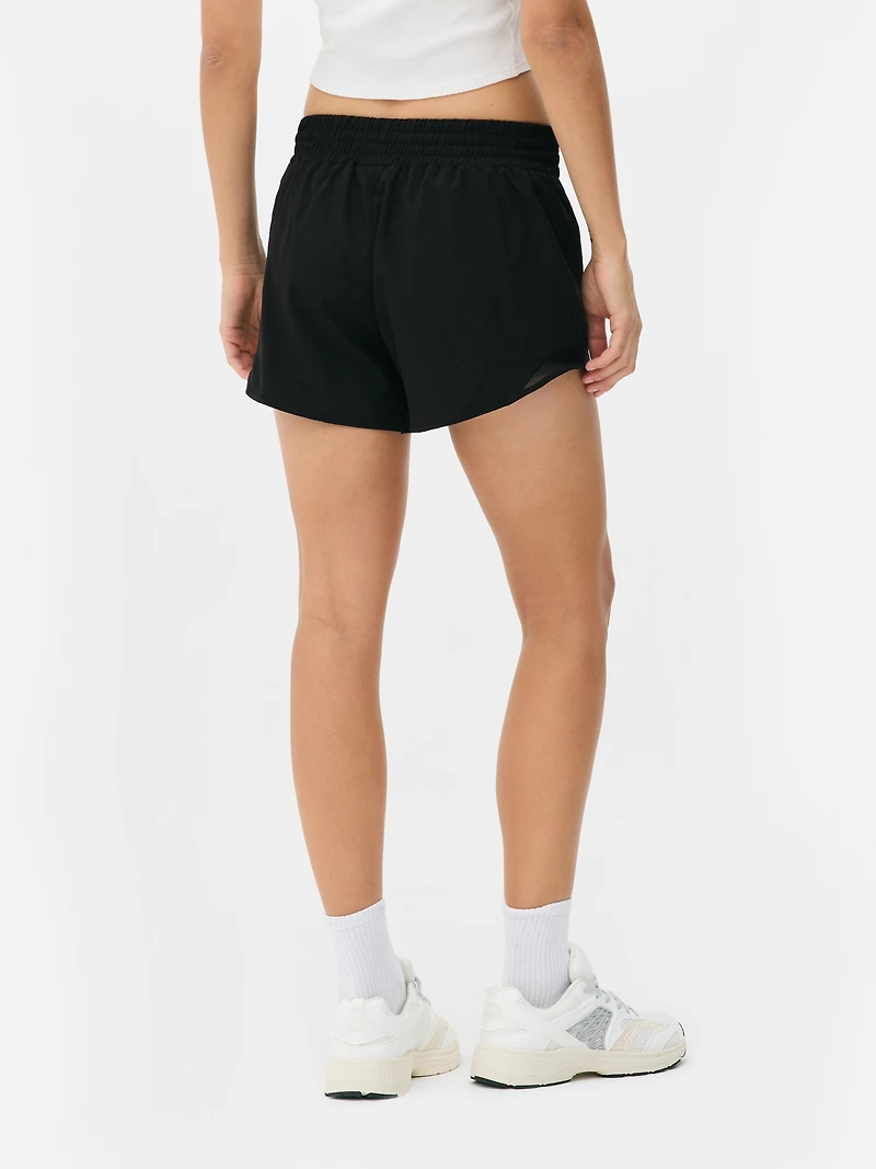 Mesh Panel Performance Shorts