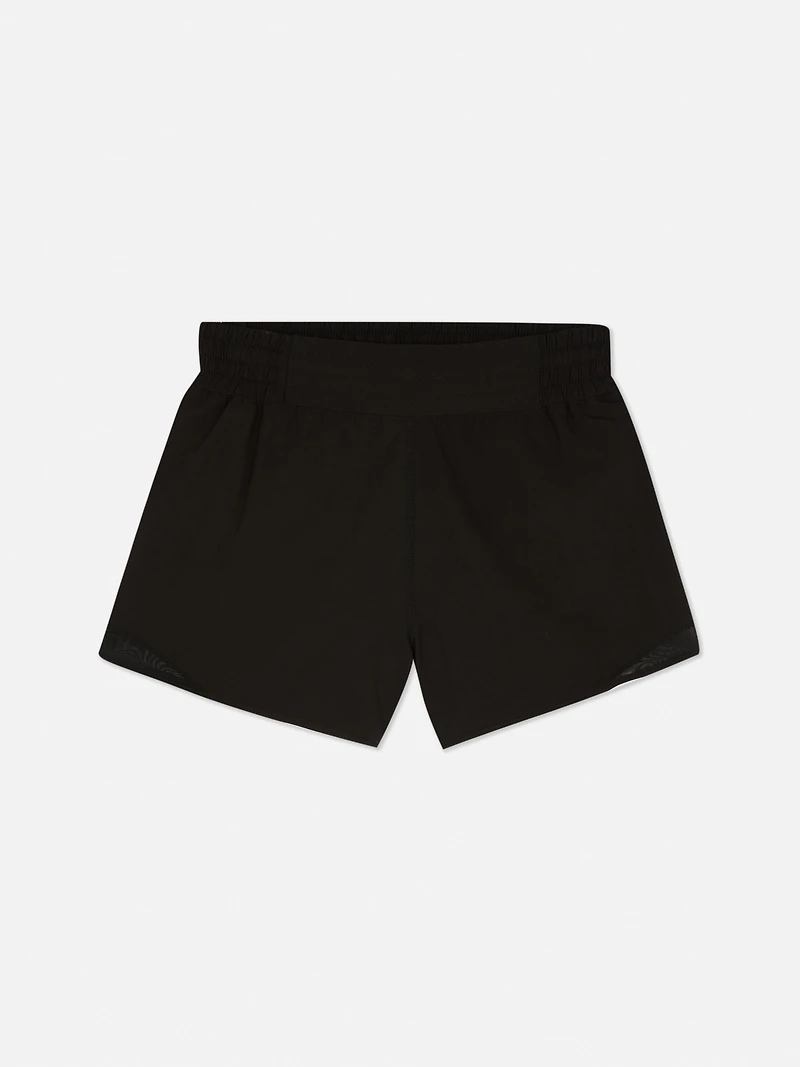 Mesh Panel Performance Shorts