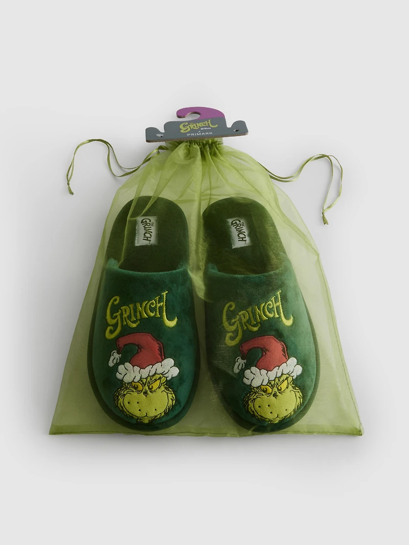 The Grinch Christmas Mule Slippers