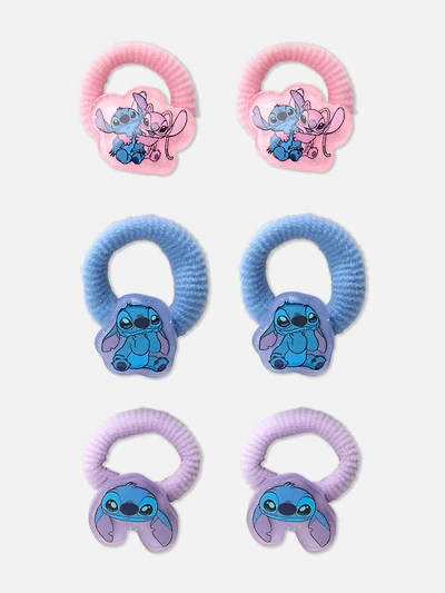 6pk Disney’s Stitch Charm Hair Ties
