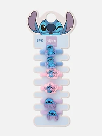 6pk Disney’s Stitch Charm Hair Ties