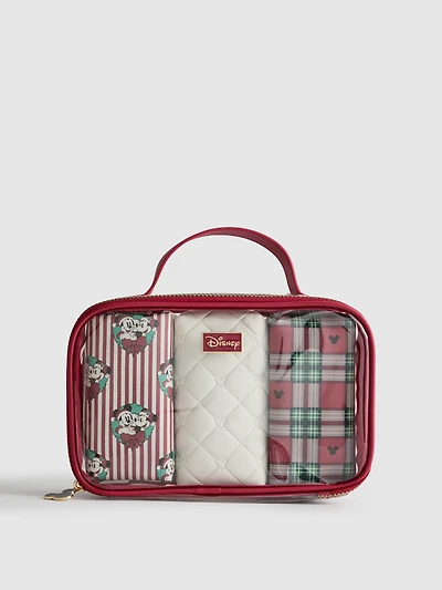 Disney's Mickey Mouse and Friends Christmas Makeup Bag Set