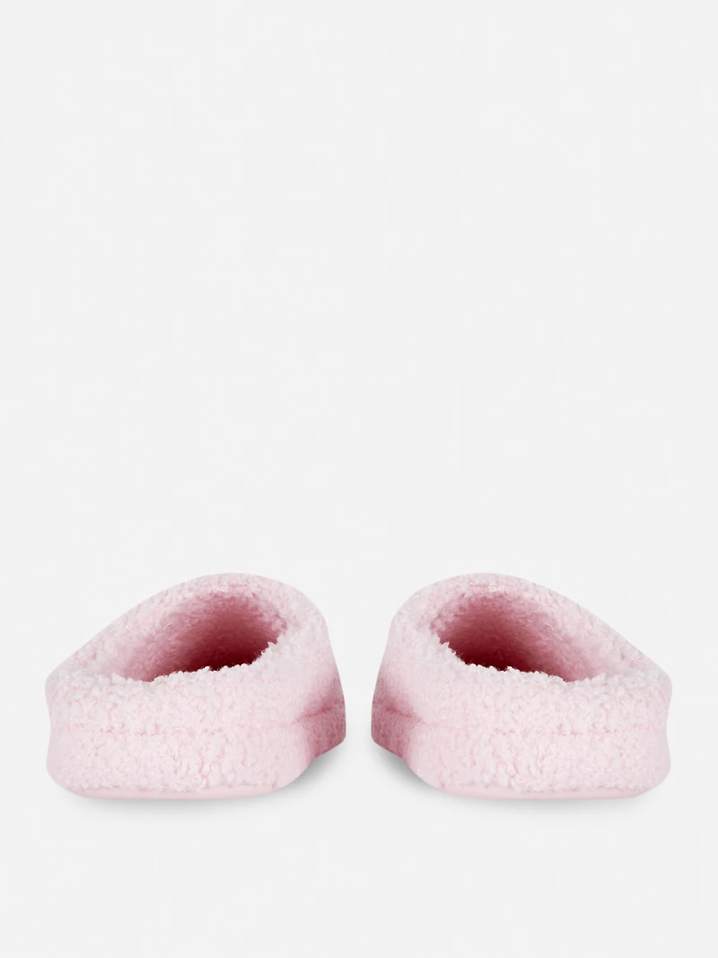 Borg Gingerbread Man Mule Slippers