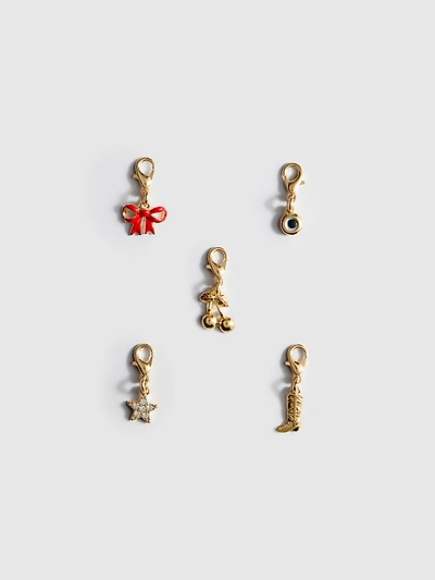 5pk Mixed Shoe Charms
