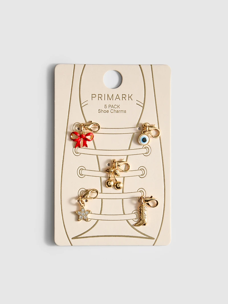 5pk Mixed Shoe Charms