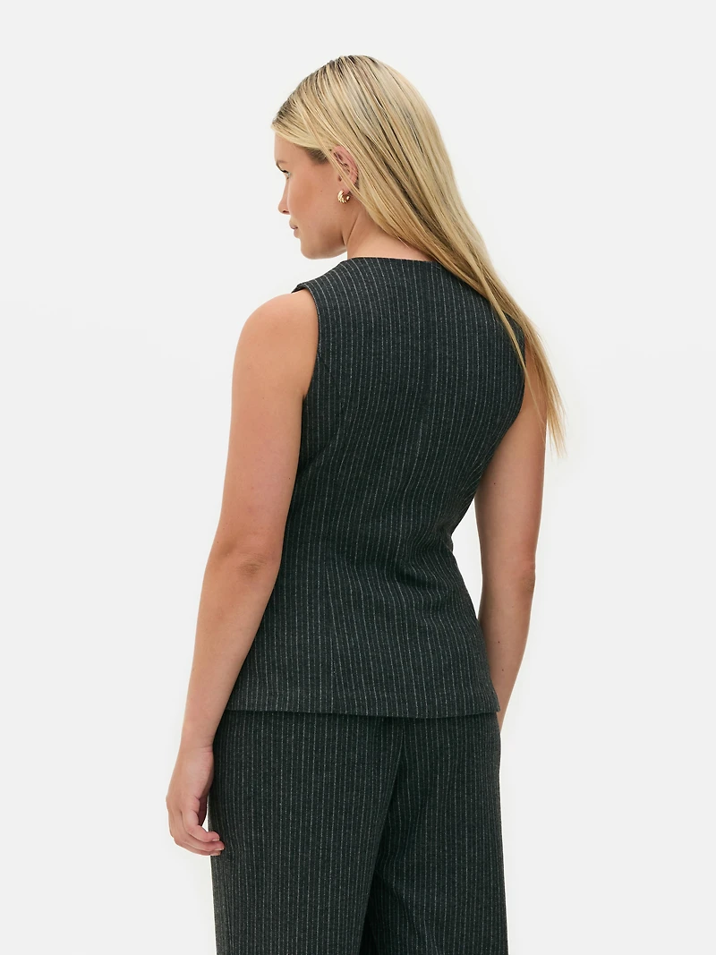 Tailored Pinstripe Waistcoat