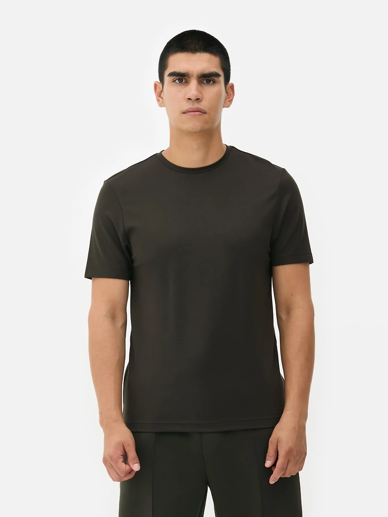 Men's Green Slim Fit T-Shirt