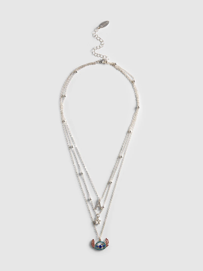 Disney's Stitch Initial Necklace