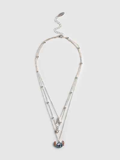 Disney's Stitch Initial Necklace