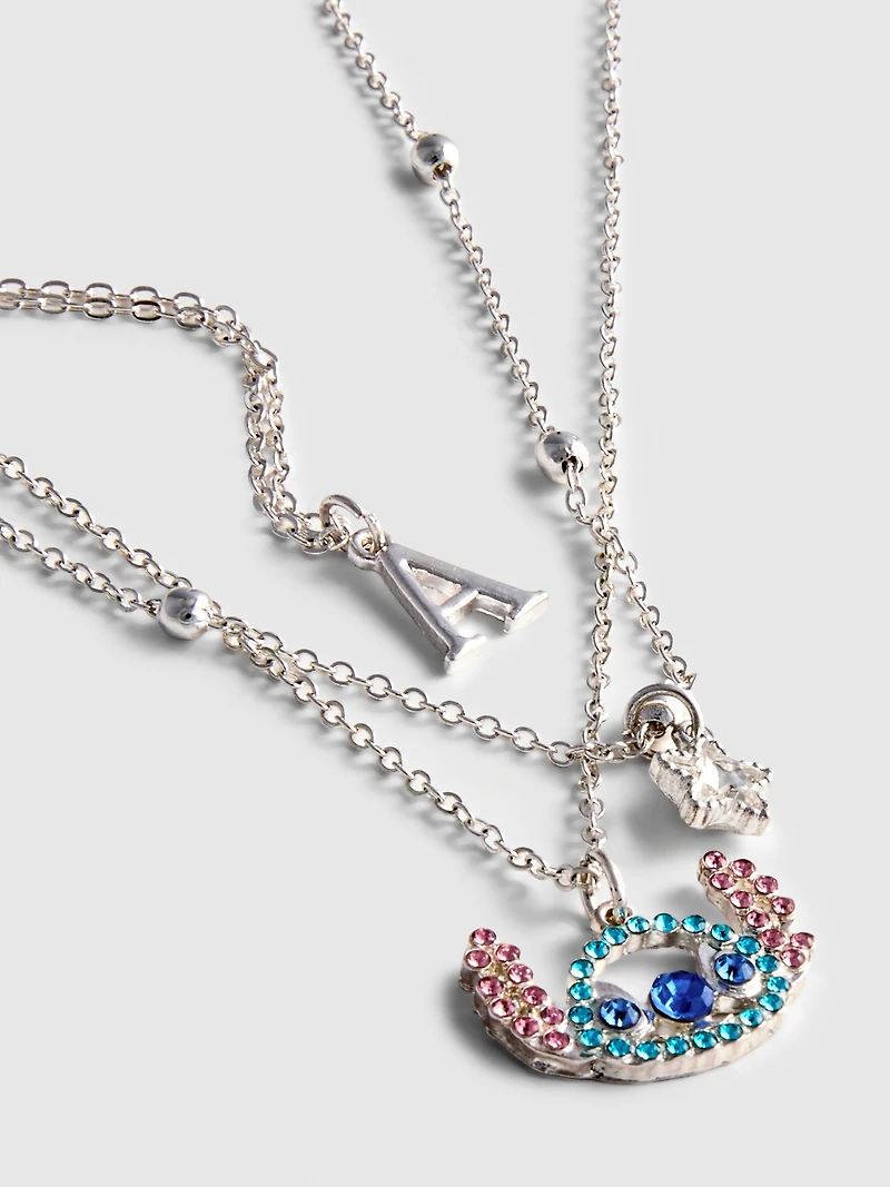 Disney's Stitch Initial Necklace