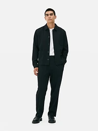 Button-Up Jersey Shacket