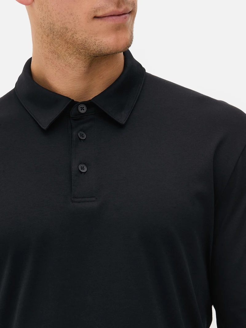 Long Sleeve Polo Shirt