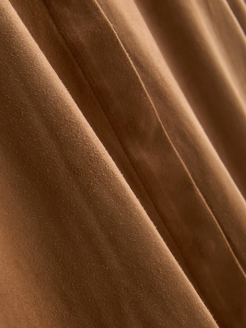 Paula Echevarría Faux Suede Shirt