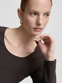 Paula Echevarría Compact Long Sleeve Top