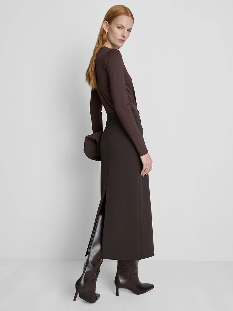 Paula Echevarría Compact Midi Skirt