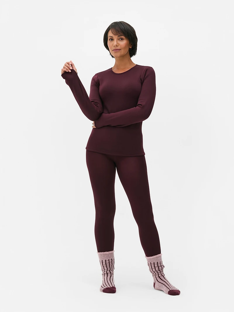 Velvet Plush Long Sleeve Top