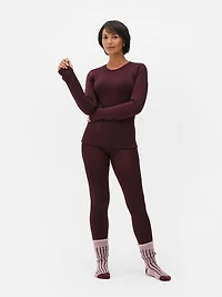 Velvet Plush Long Sleeve Top