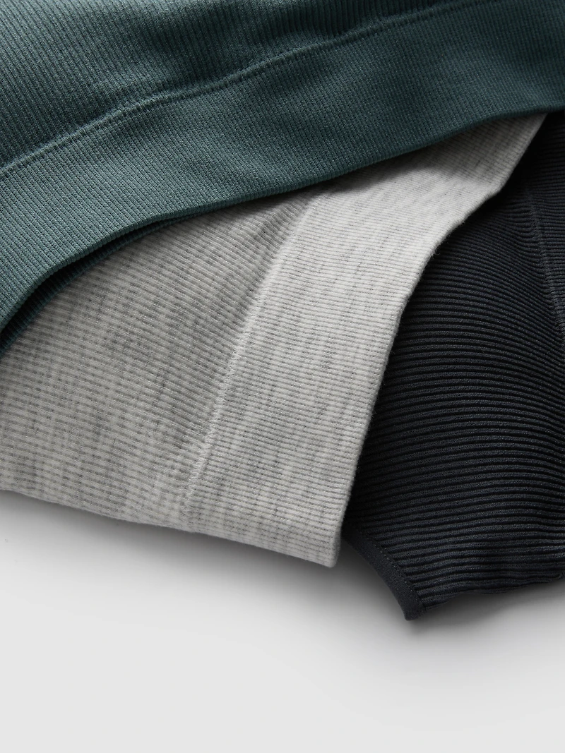 3pk Seamless V-Neck Bralettes