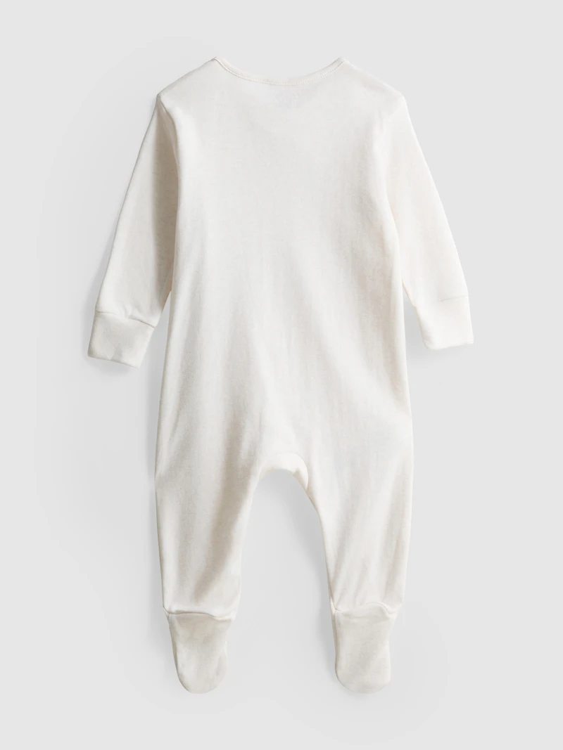 0-9mths | Born 2026 Wrap Newborn Pajama Onesie