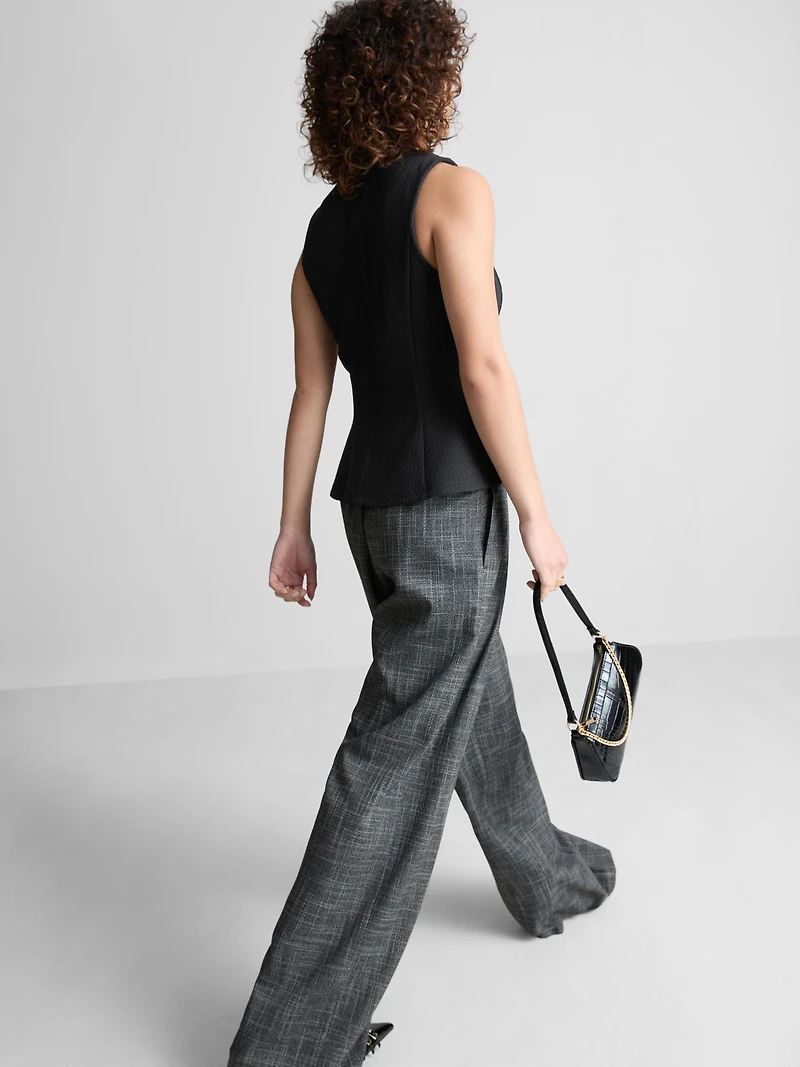 Sleeveless Peplum Top