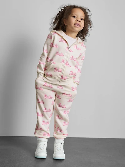 Girls Ivory 1.5-8yrs | Barbie Cuffed Joggers