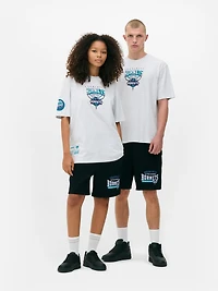 Women's Gray Heather NBA Charlotte Hornets T-Shirt