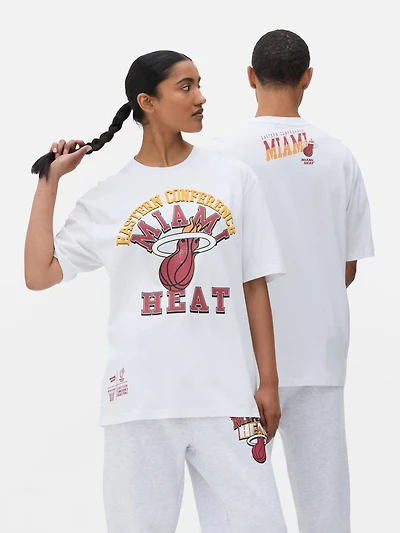 Women's Ivory NBA Miami Heat T-Shirt